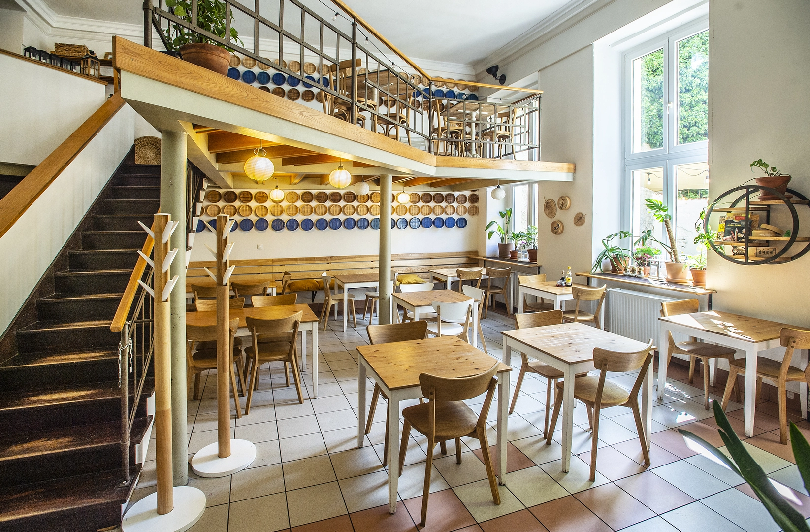 Interiér restaurace Letná